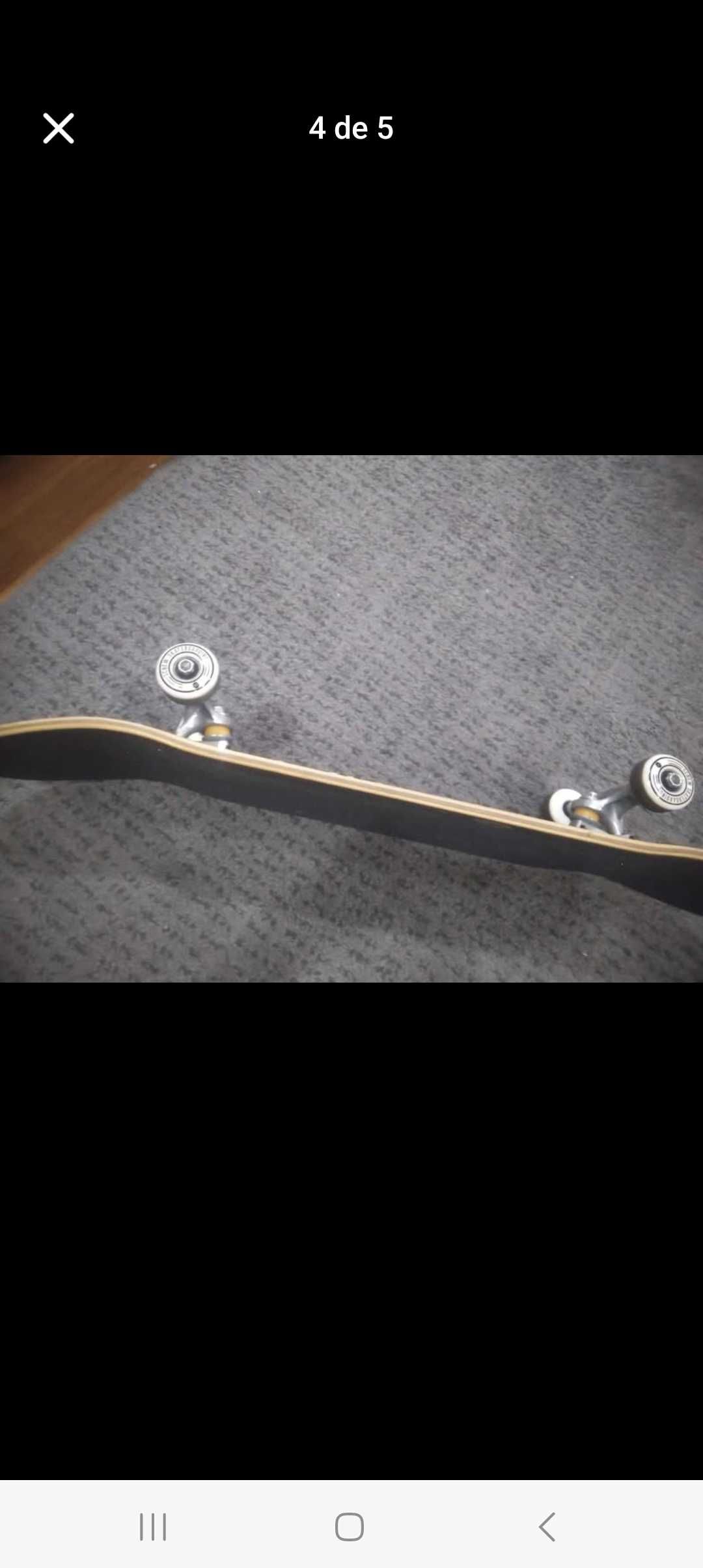 Skate de adulto preto