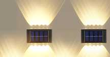 Lampy solarne do użytku na zewnątrz, 2szt