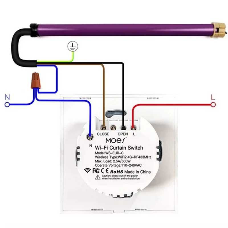 Interruptor de ESTORES  inteligente WI-FI