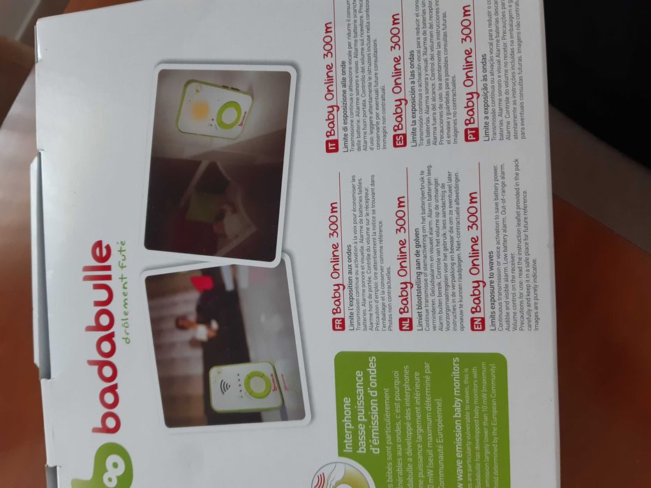 Intercomunicador para ouvir bebé