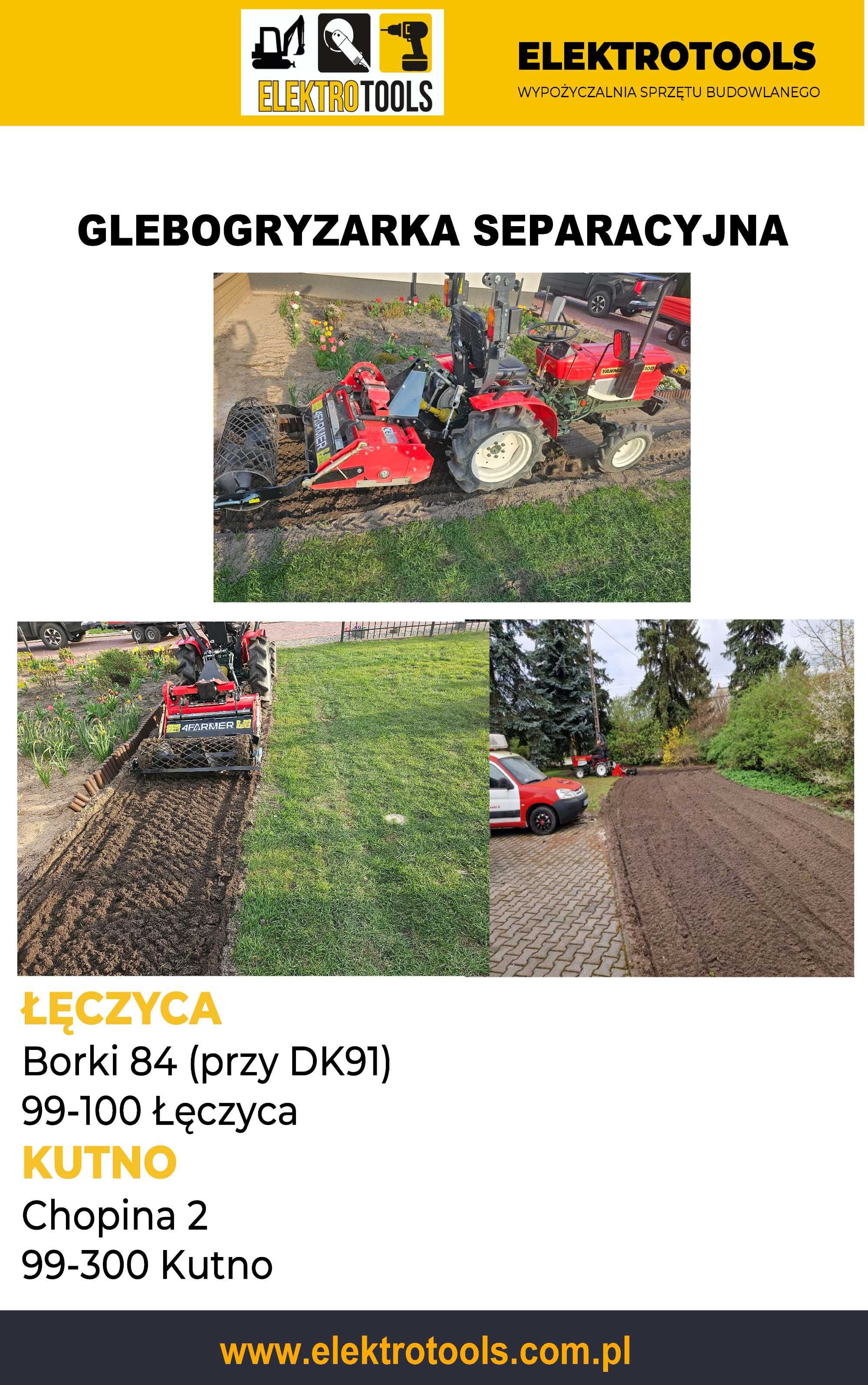 Aerator rurkowy  WEIBANG posypywarka wynajem wypożyczenie