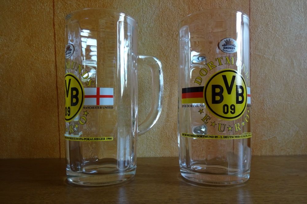 Kufel szklanka Borussia Dortmund - Manchester United #0,3 l #Oryginał!