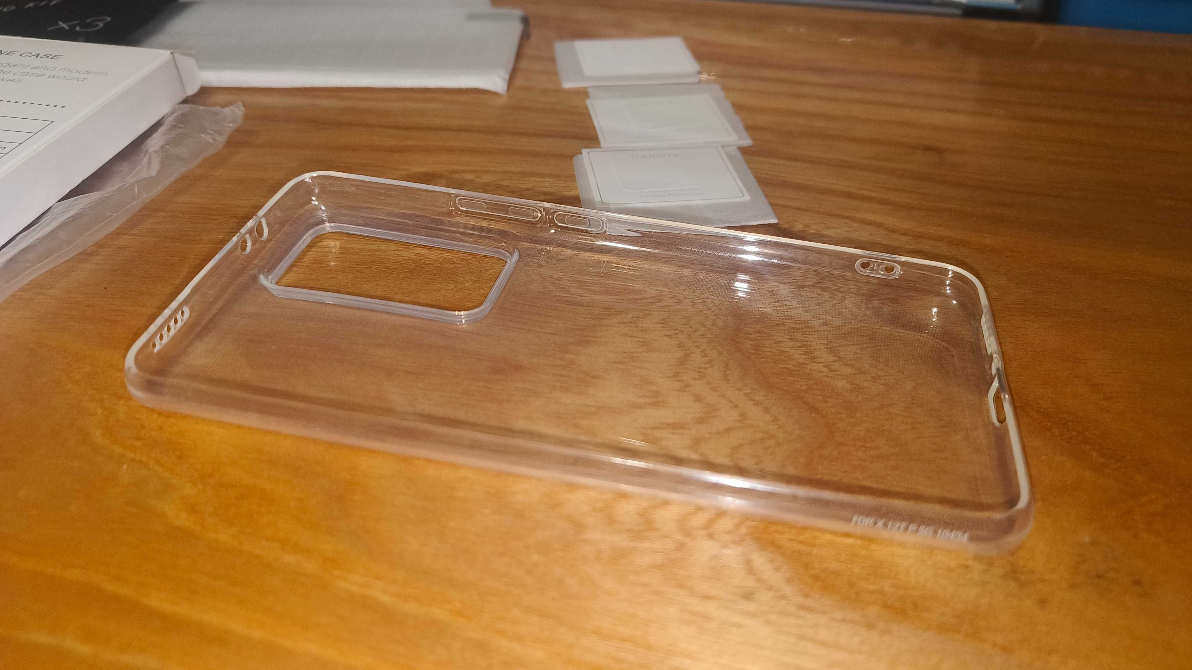 Zestaw etui szkła na ekran i obiektywy do Xiaomi 12T Pro jak nowe
