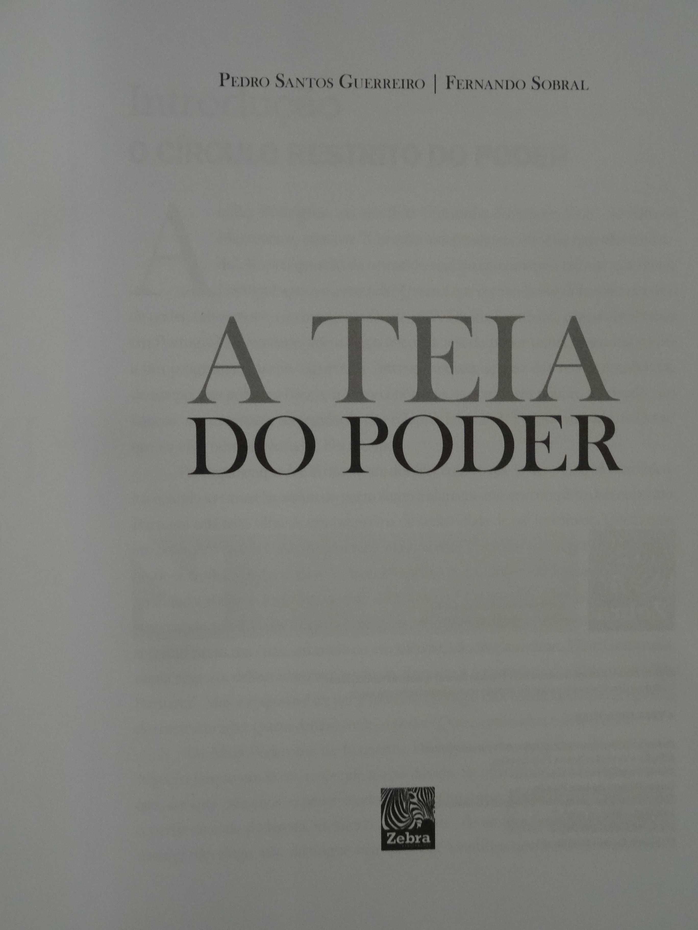 A Teia do Poder de Pedro Santos Guerreiro e Fernando Sobral - 1ª Edi.