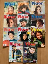 VICTOR ośmioklasista gimnazjalista 1998 retro vintage 11 szt. magazyn