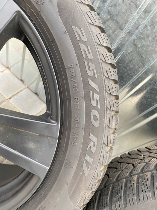 Felgi DIEWE 5x112 +  opony zimowe 225/50 R17  Pirelli i Dunlop