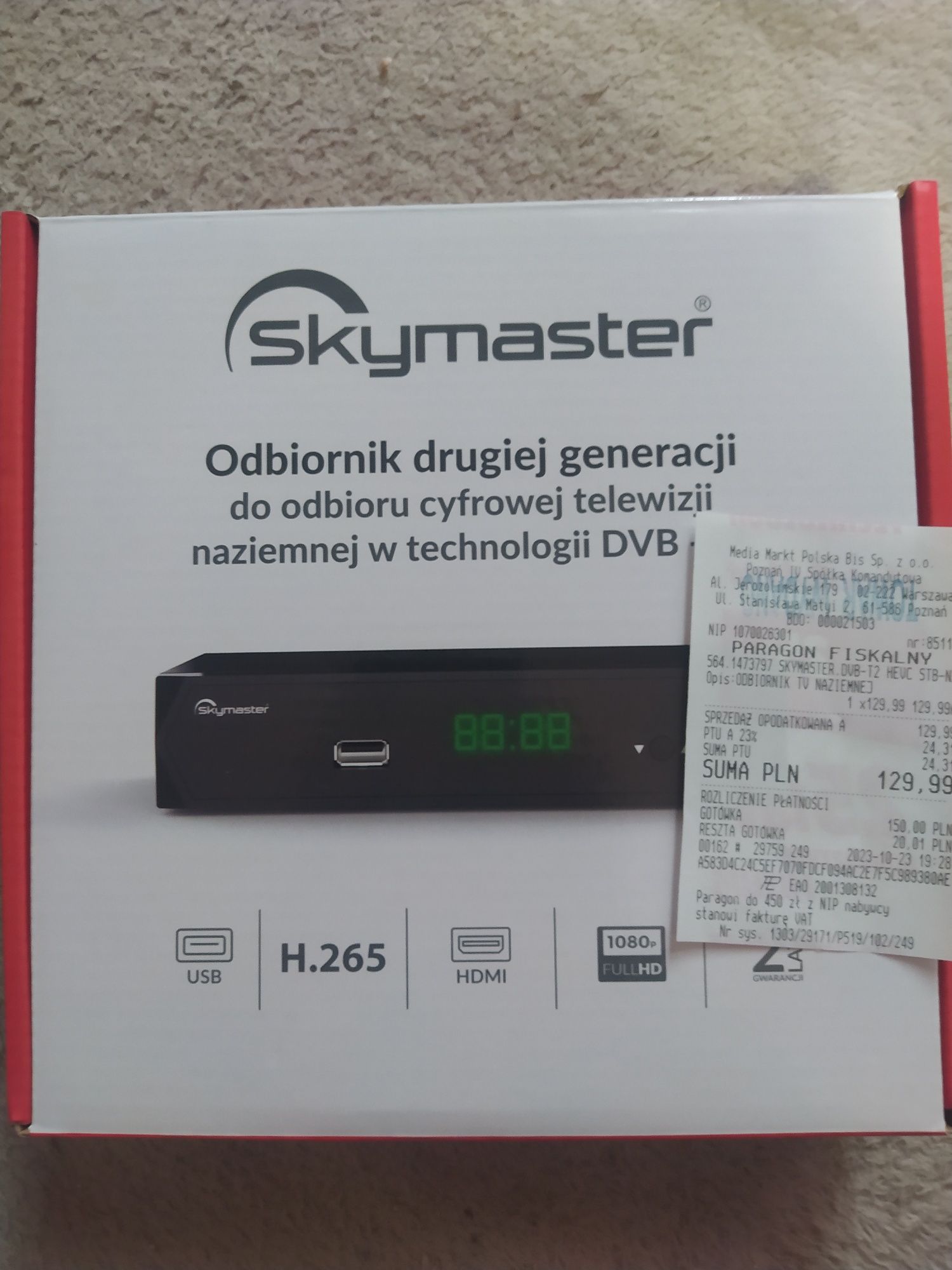 Dekoder DVB-T Skymaster
