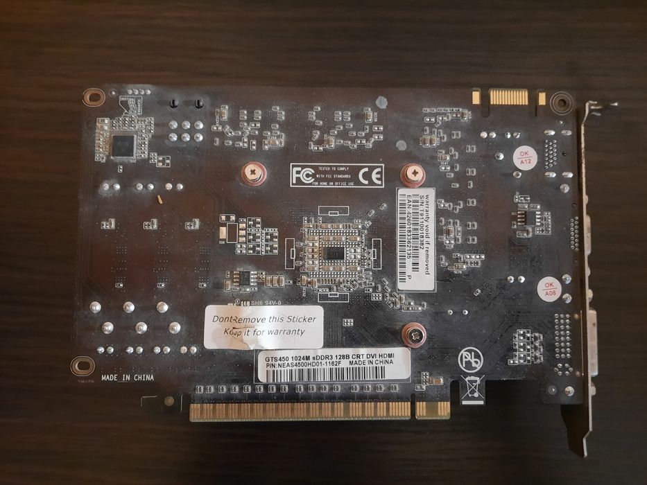 Видеокарта GTS450 1Гб GDDR3 128bit