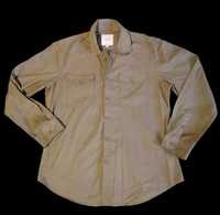 Рубашка мужская хаки с карманами, М, с рукавом хакі чоловіча сорочка