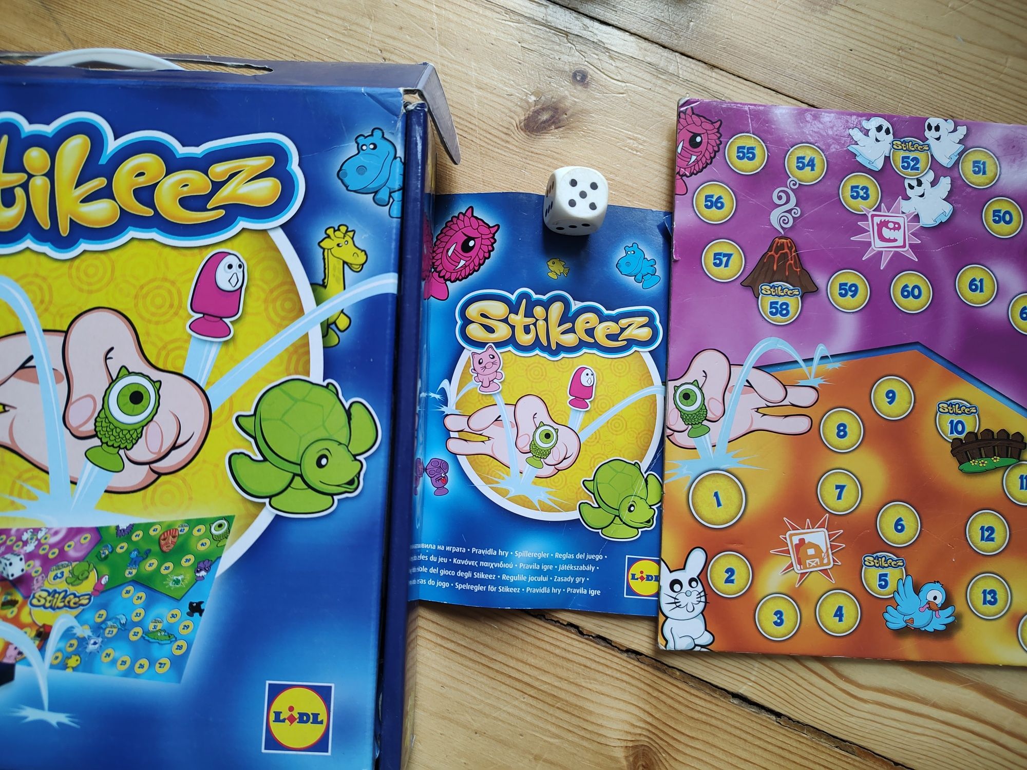 Stikeez gra planszowa, gry planszowe Lidl, figurki stikeez