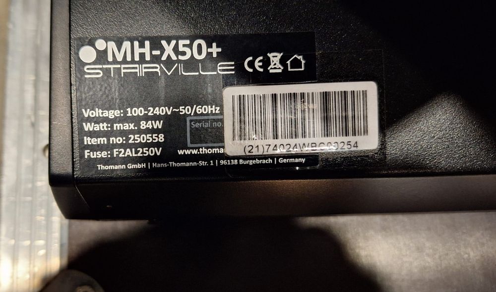 4 Stairville MH-X50+ LED Spot Moving Head