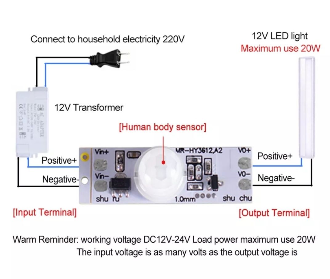 Сенсорный модуль выключатель для LED ленты