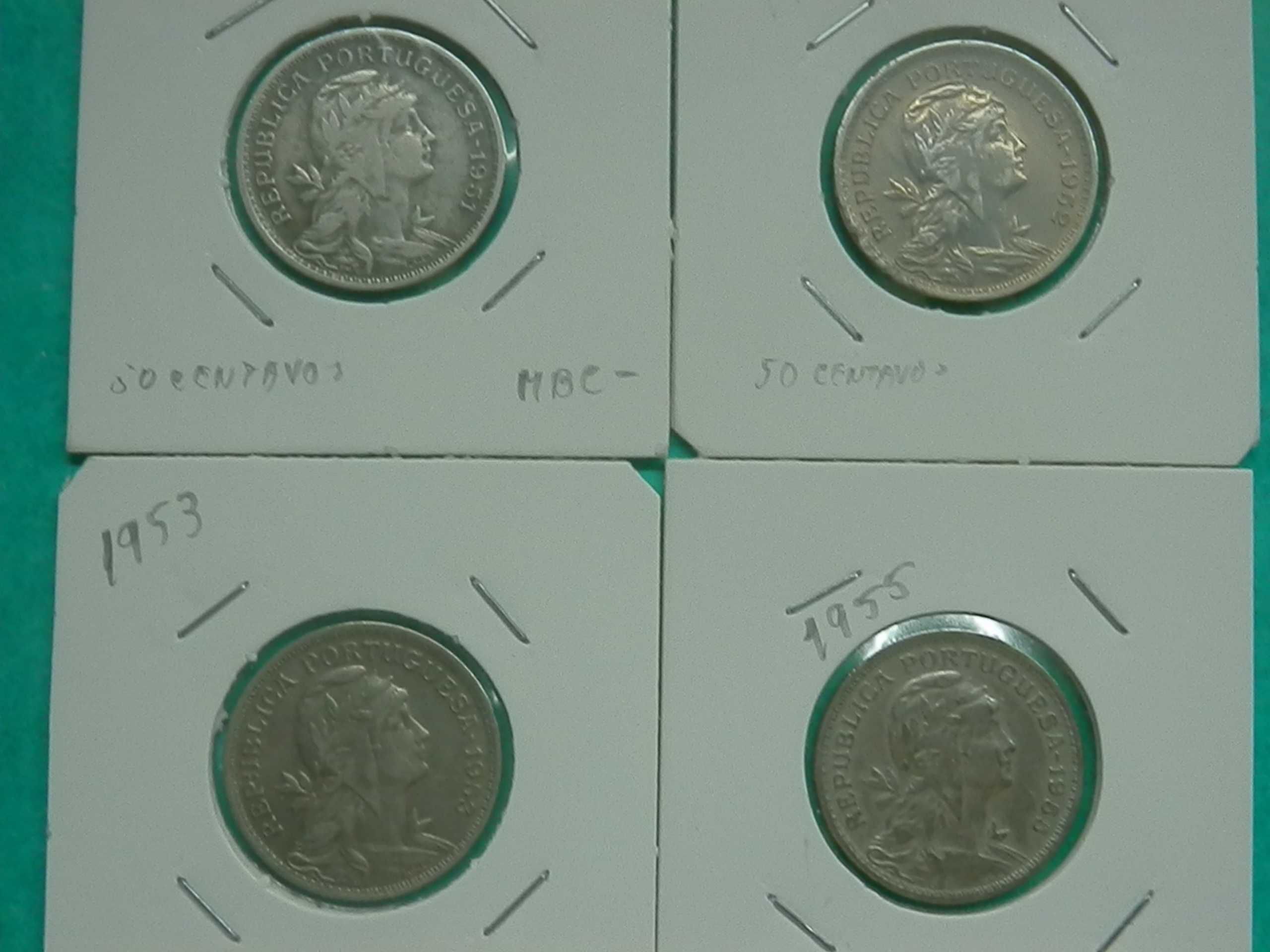 1049 - República: Coleção 50 centavos 1927 a 1968 alpaca, por 24,00
