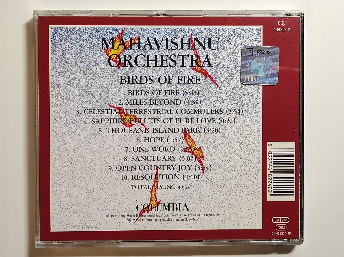 Mahavishnu Orchestra Birds Of Fire CD stan idealny wysyłka