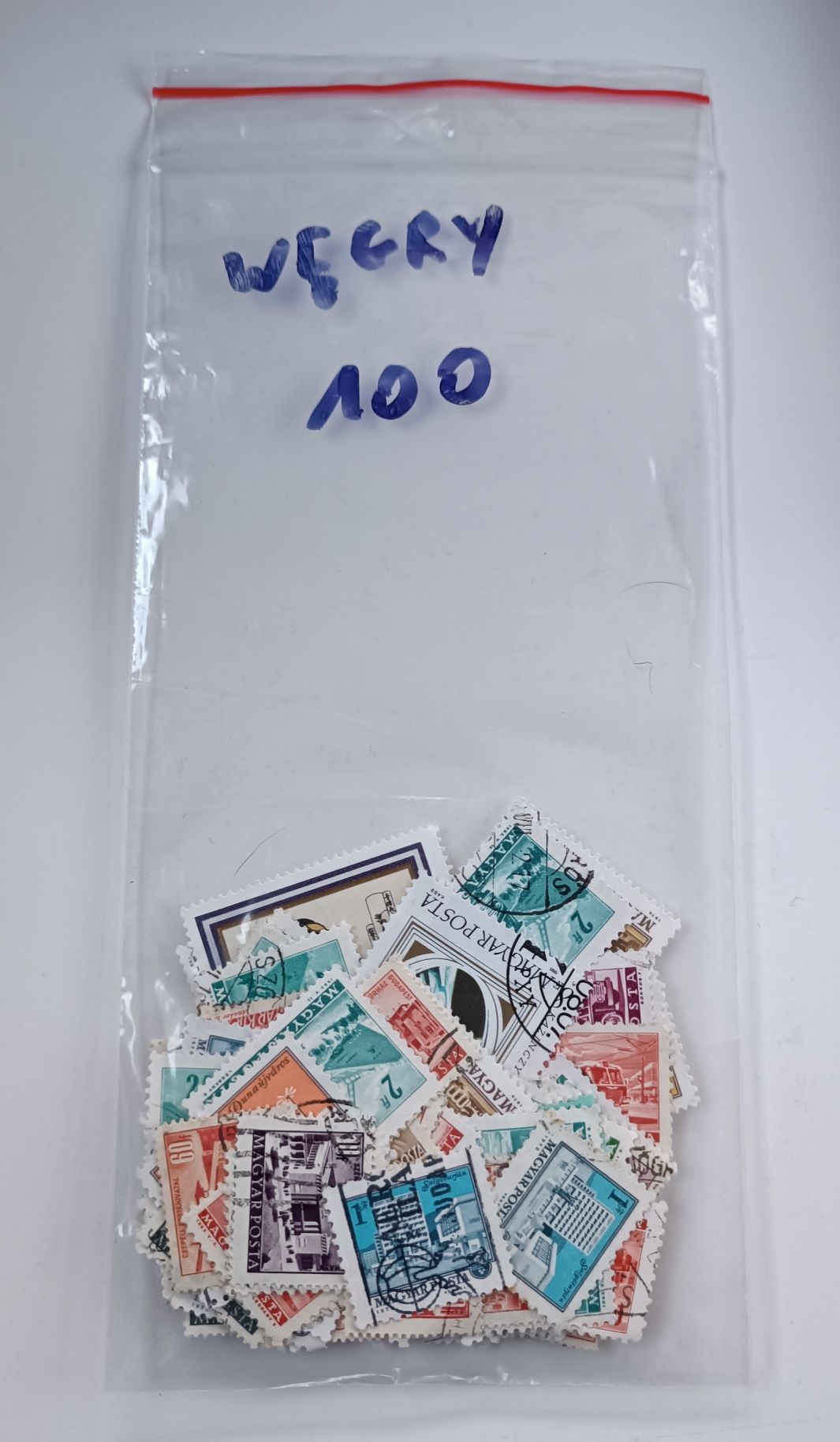 zestaw znaczków 100 szt
