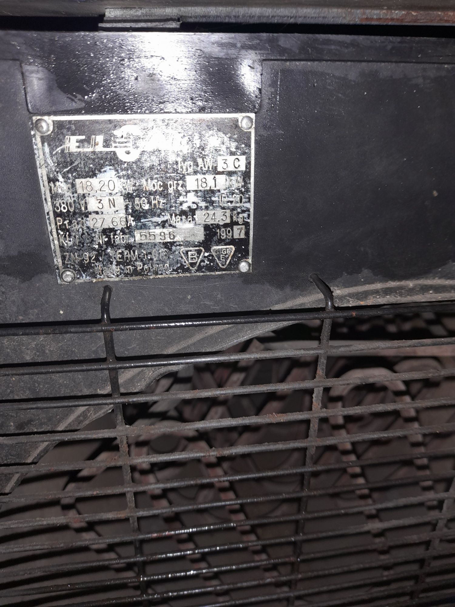 Nagrzewnica elektryczna 230 v Elcal 15 kv