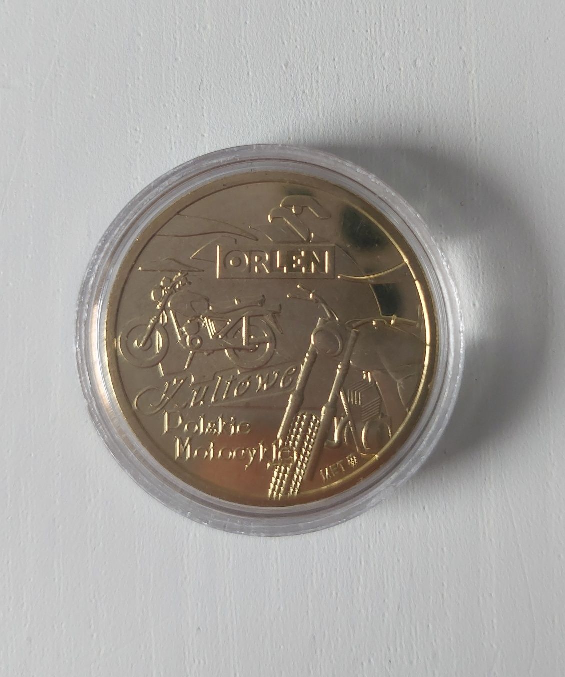 Moneta medal Polskie Motocykle