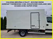 Chłodnia Mroźnia 8 palet Thermoking v-500 max Iveco Mascott Atego Master, Super stan!