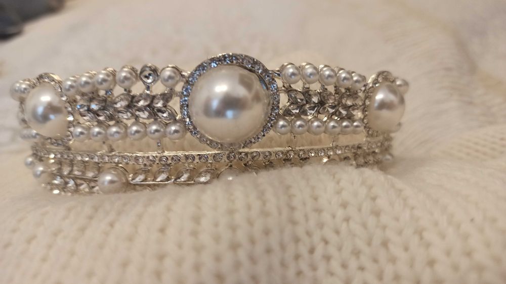 Diadem z perełkami