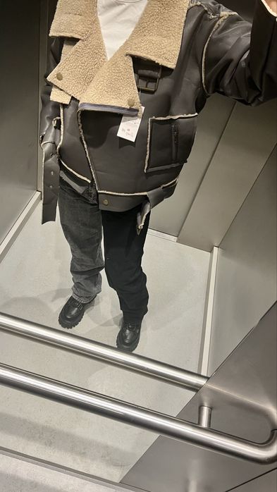 Kurtka zimowa kożuch r s-m oversize nowa