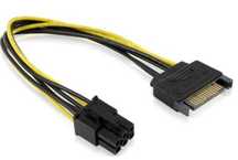 Adapter/ przejściówka SATA / PCI-Express 6-pin karta graficzna