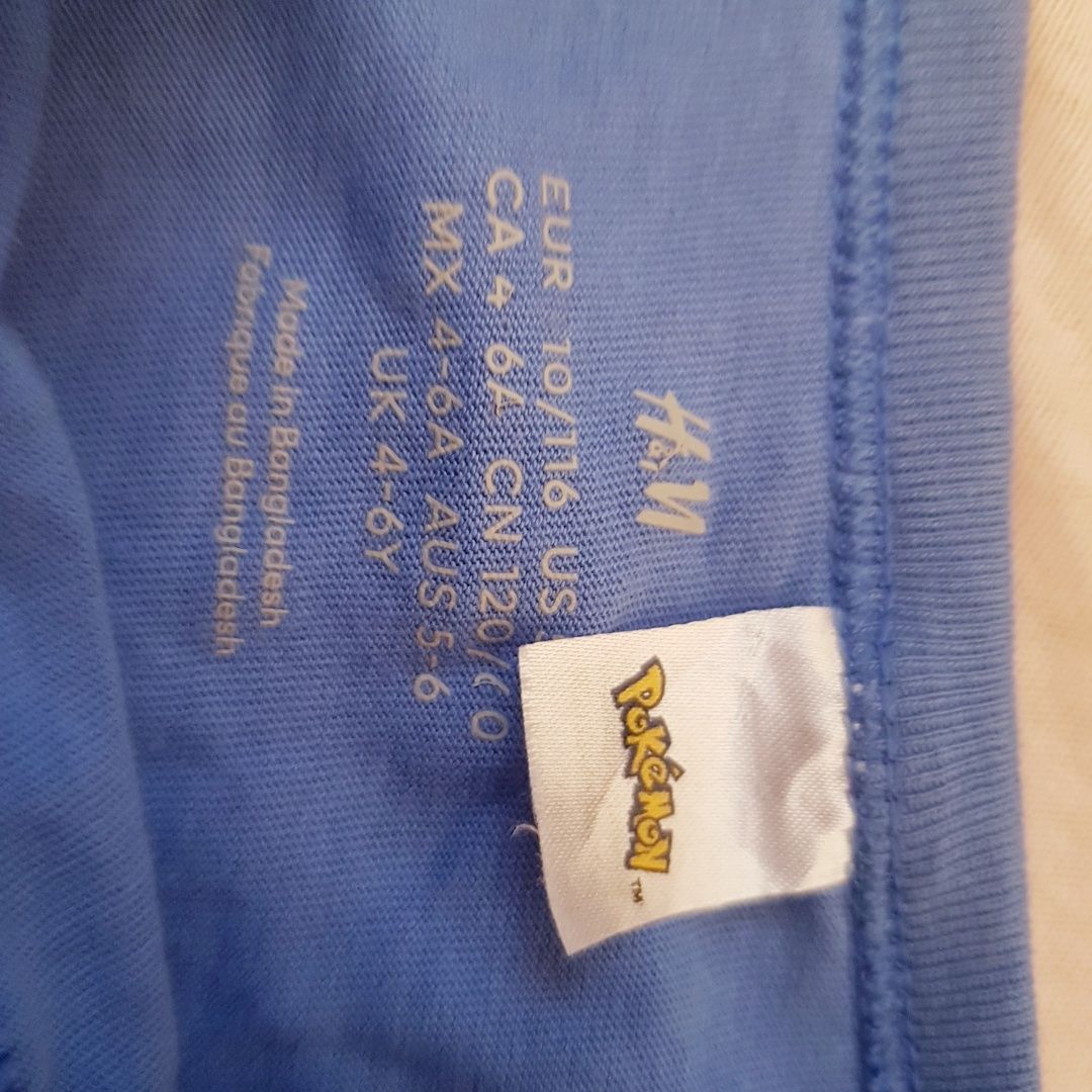 T-shirt bluzka koszulka Pokemon H&M r. 110-116