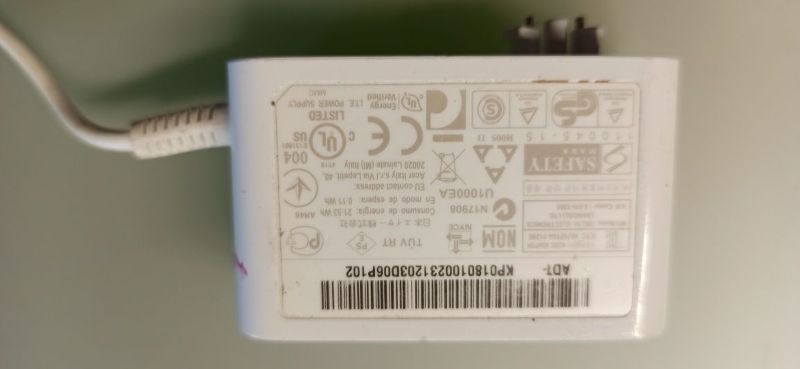 Zasilacz do tableta ACER Iconia ADP-18TB A oryginalny