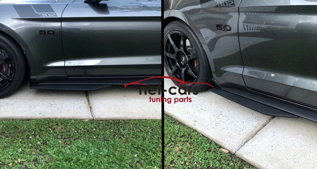 Spoiler Listwy podprogowe dokładki progi FORD MUSTANG 06-20 wzór GT500