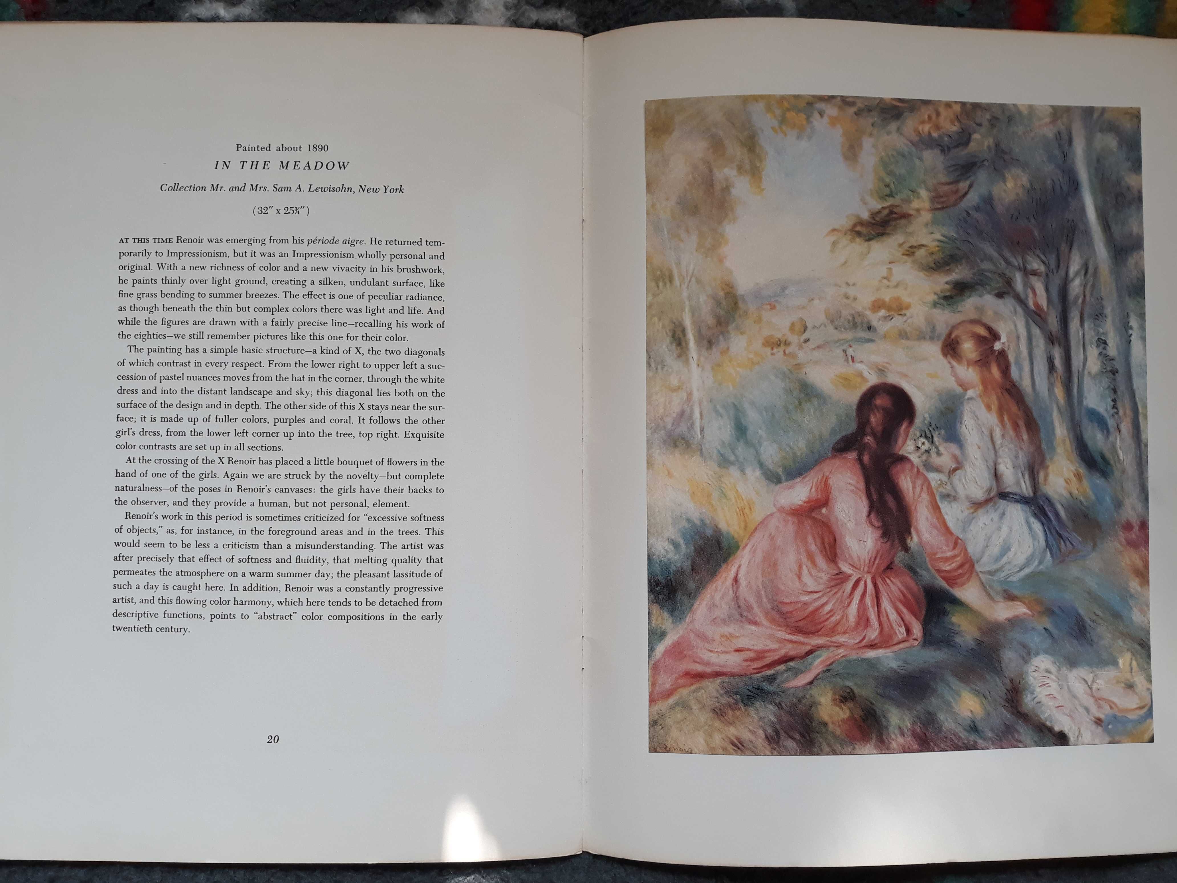 Album Renoir z USA sztuka An Abrams Art Book