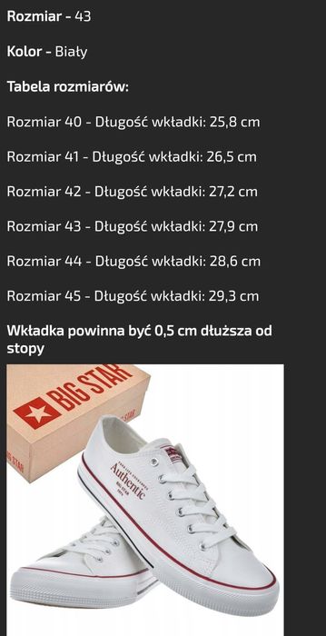 Trampki big Star męskie