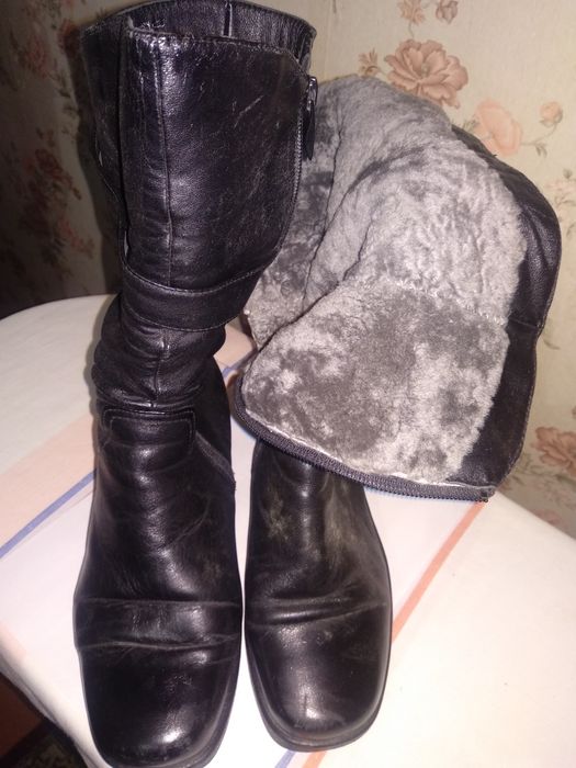 Сапоги женские  зимние,  натуральная кожа