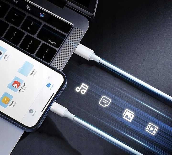 Kabel do Iphone USB typ C Lightning PD 20W 1m * Video-Play Wejherowo