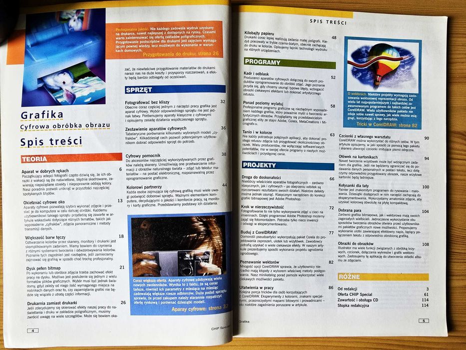 Retro PC - CHIP Special płyta CD-ROM grafika komputerowa vintage 1999