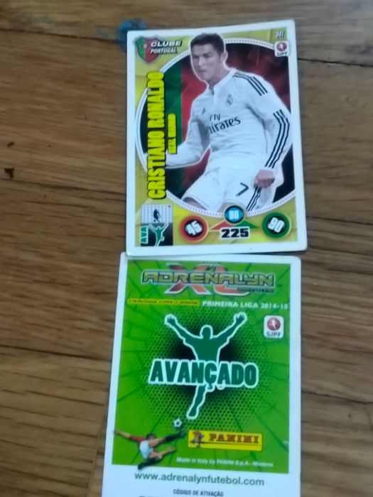 Cromos do Cristiano Ronaldo Messi etc