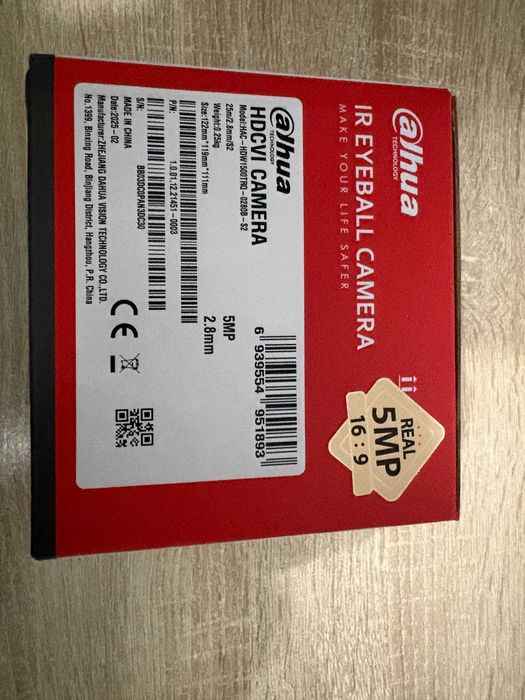 Dahua Kamera Kopułkowa 4W1 Hac-Hdw1500Trq-0280B-S2 x4 sztuki