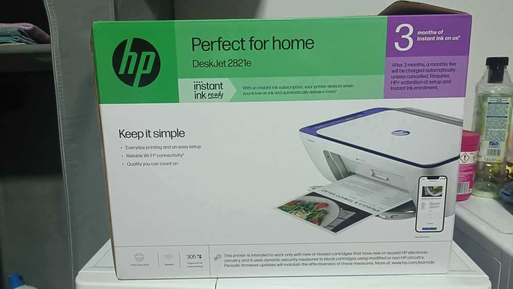 Impressora hp deskjet 2821e