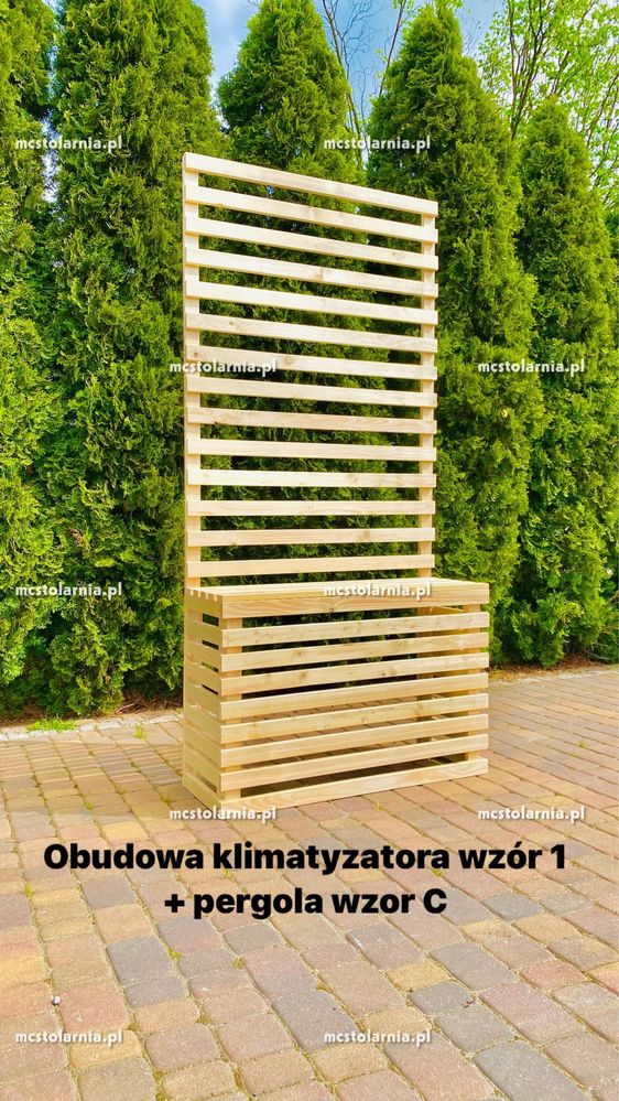 Zabudowa klimatyzatora obudowa klimy osłona jednostki pod wymiar