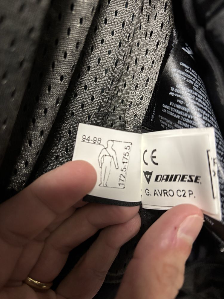 Casaco Dainese G AVRO C2 em pele