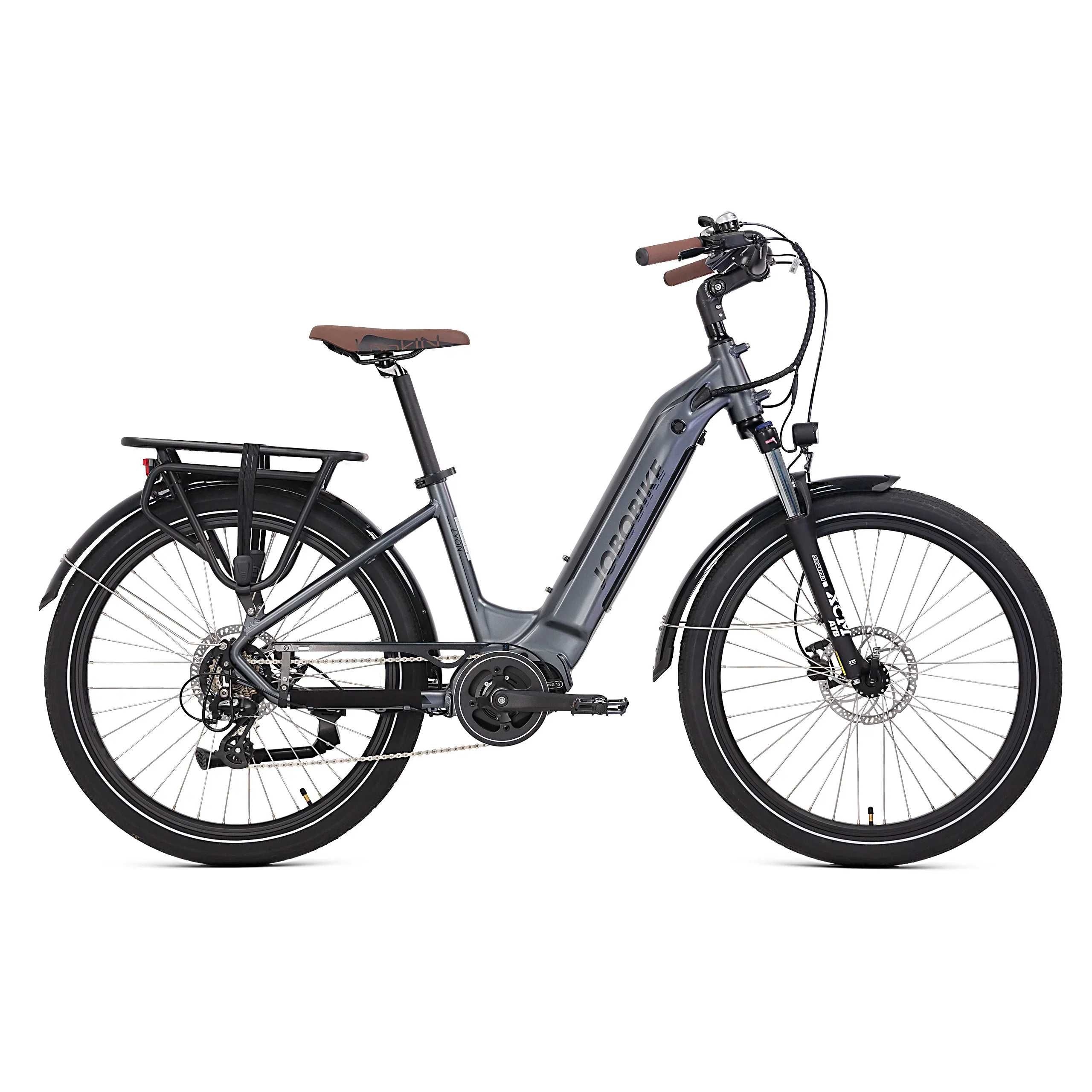 NOWY Rower elektryczny JOBOBIKE LYON GREY 36V 14Ah LG Li-Ion
