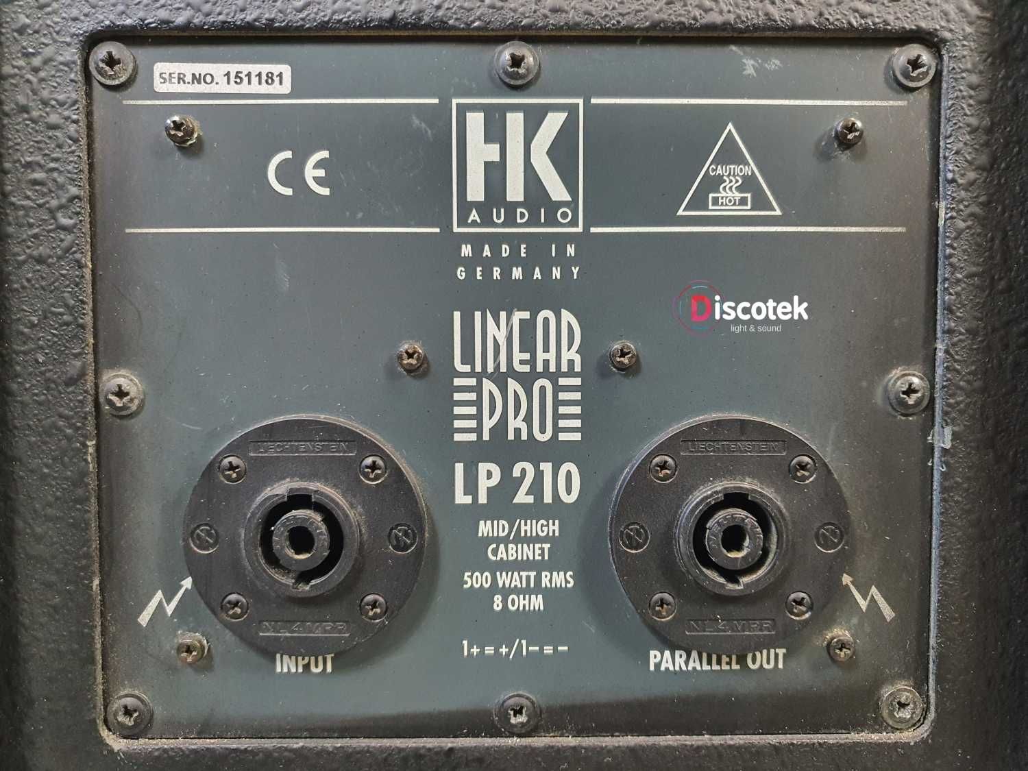 HK-Audio Linear Pro LP210 | 500W/8ohm | 4 szt. | RCF, FBT, QSC