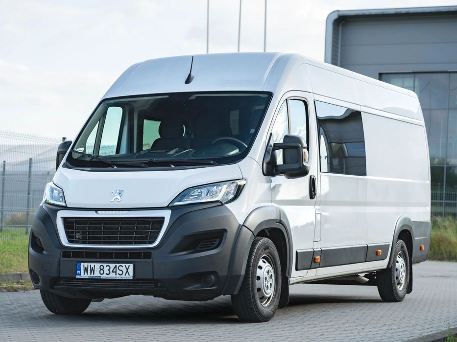 Peugeot Boxer  Brygadówka / 6 osobowy / L4H2 / FV23% / Gwarancja / Serwis ASO