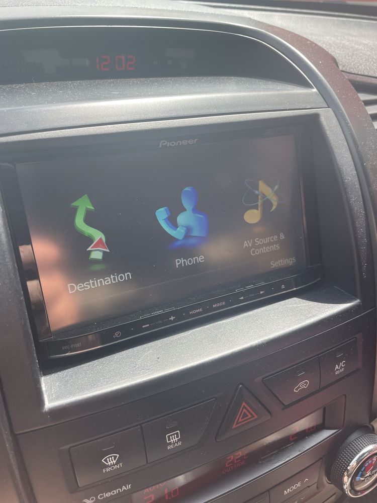 Автомагнітола Pioneer AVIC-F10BT | 2DIN GPS, Bluetooth, USB, CD, iPod