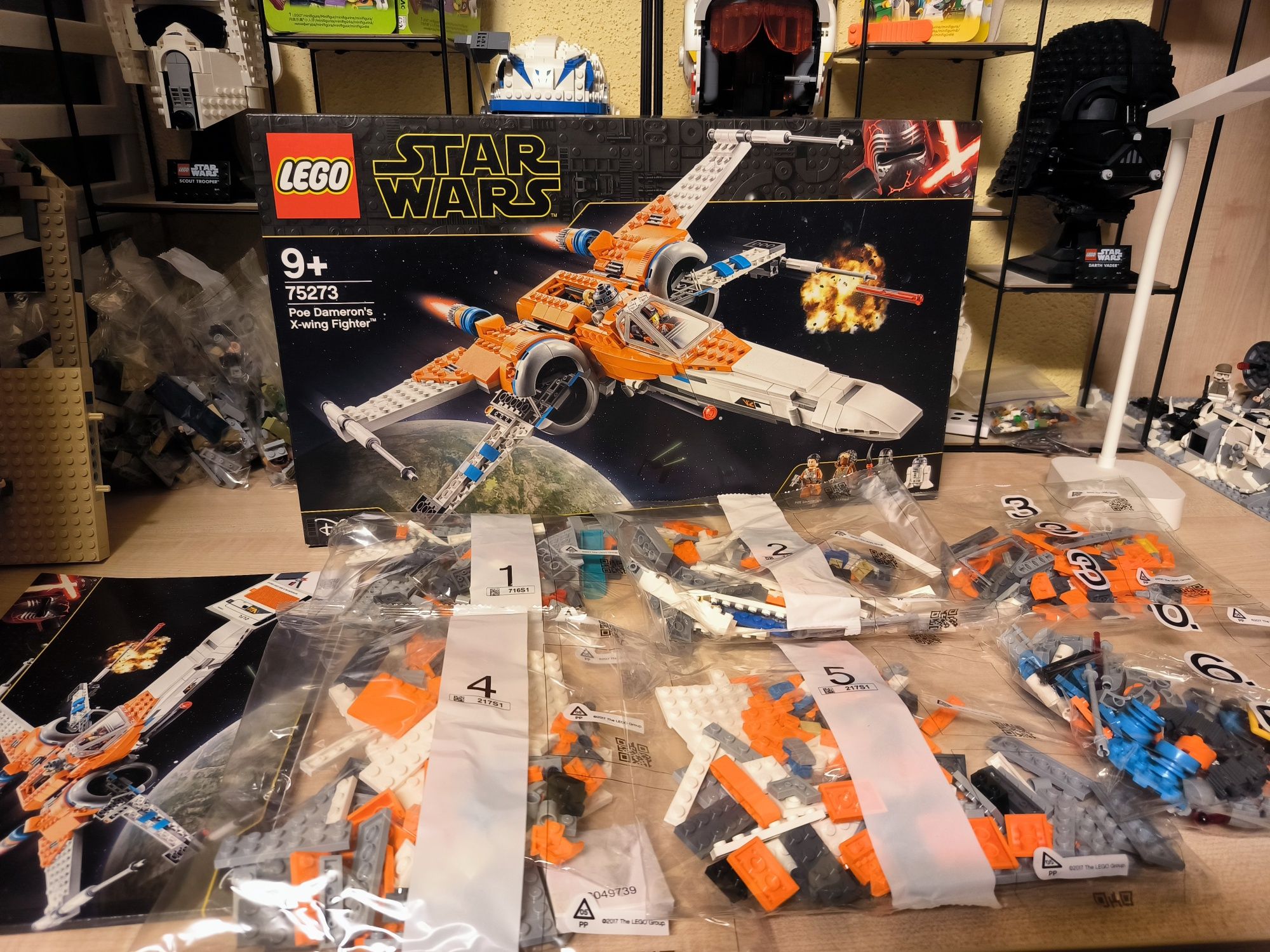 Без фігурок новий Lego 75273 Poe Dameron's X-wing Fighter Винищувач Х