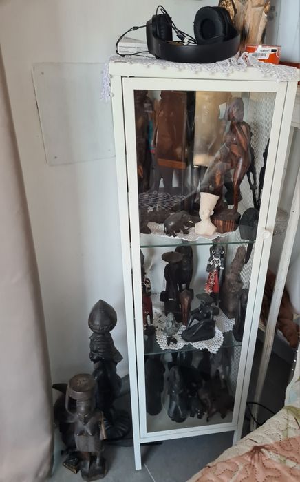 Lote de estatuas africanas