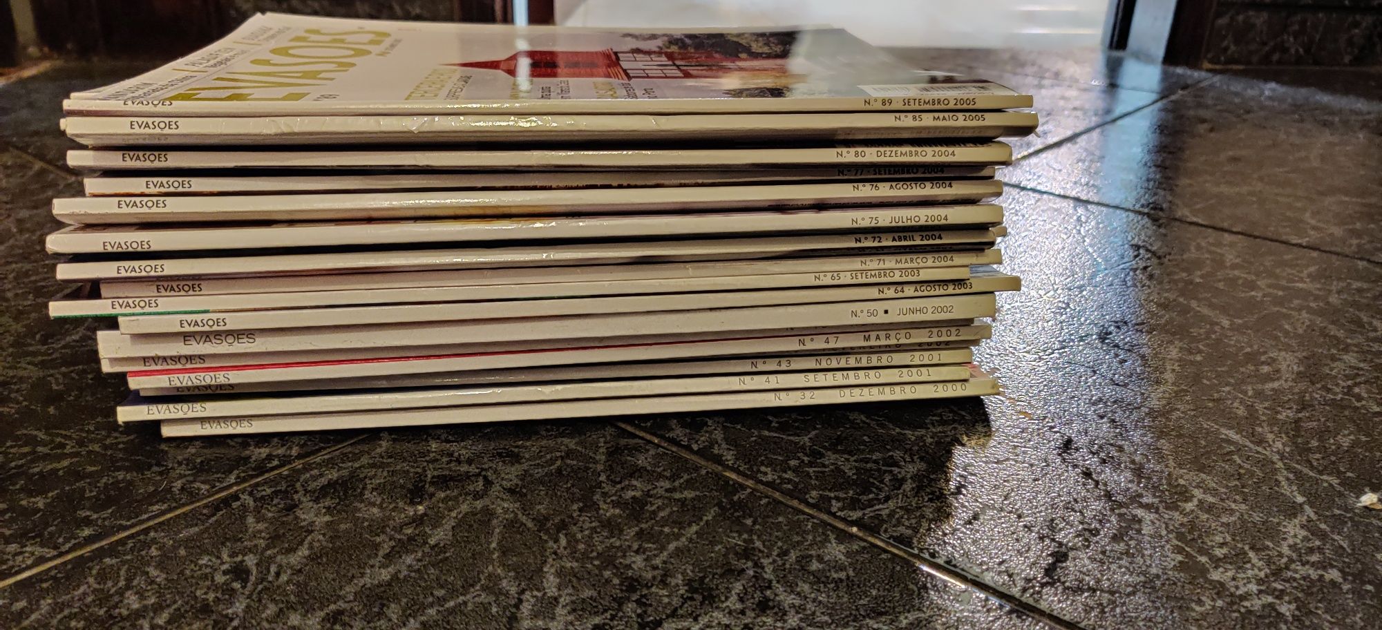 Conjunto de 17 revistas Evasões (também vendo em separado)