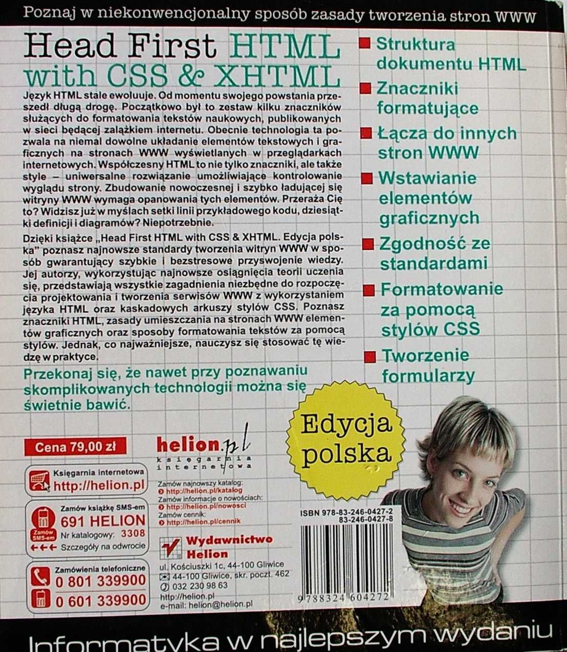 HEAD FIRST HTML with CSS & XHTML - Freeman [edycja polska]