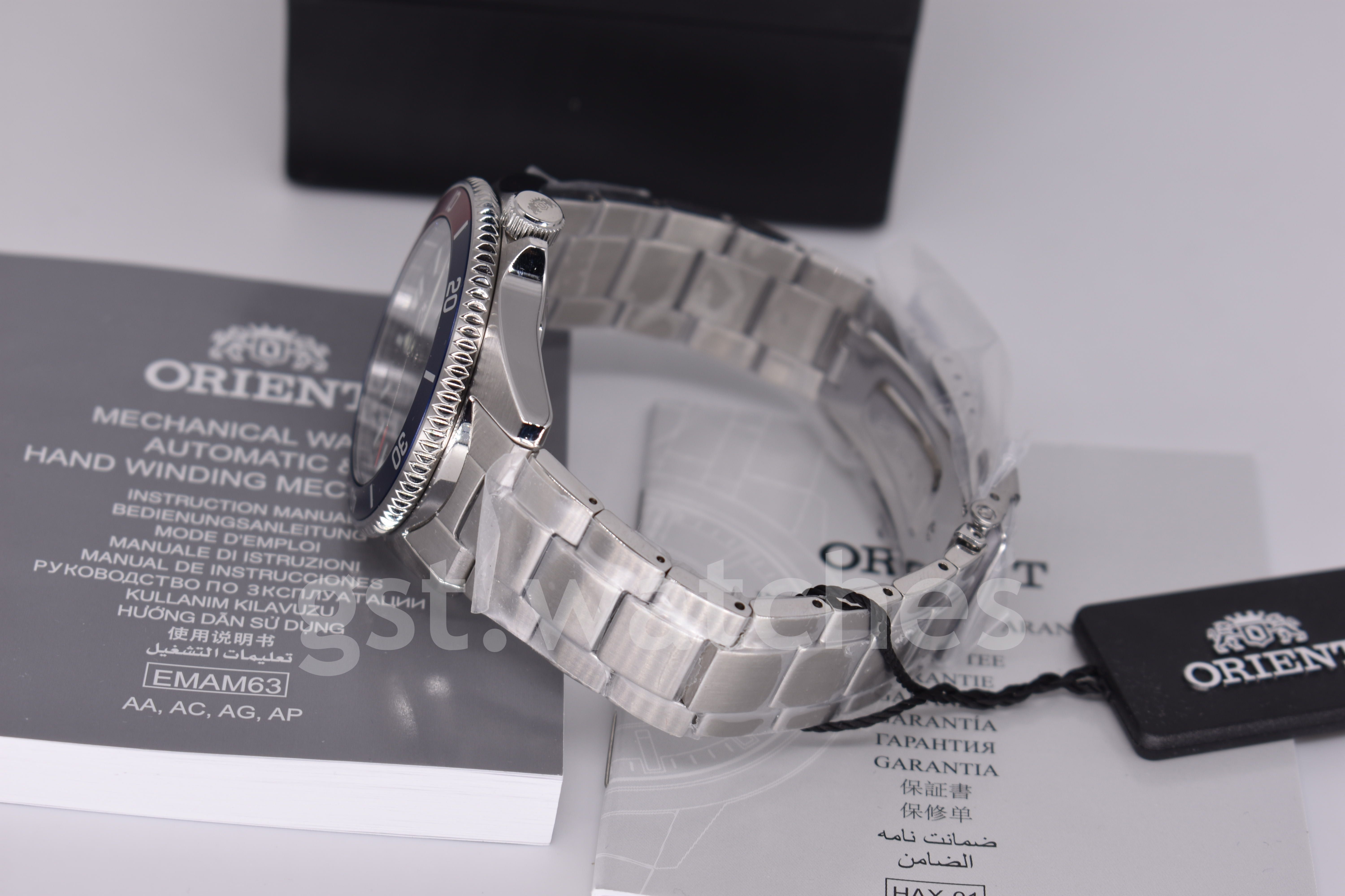 Orient Mako Ray III RA-AA0912B19B "Pepsi" NEW ORIGINAL | XL KANNO