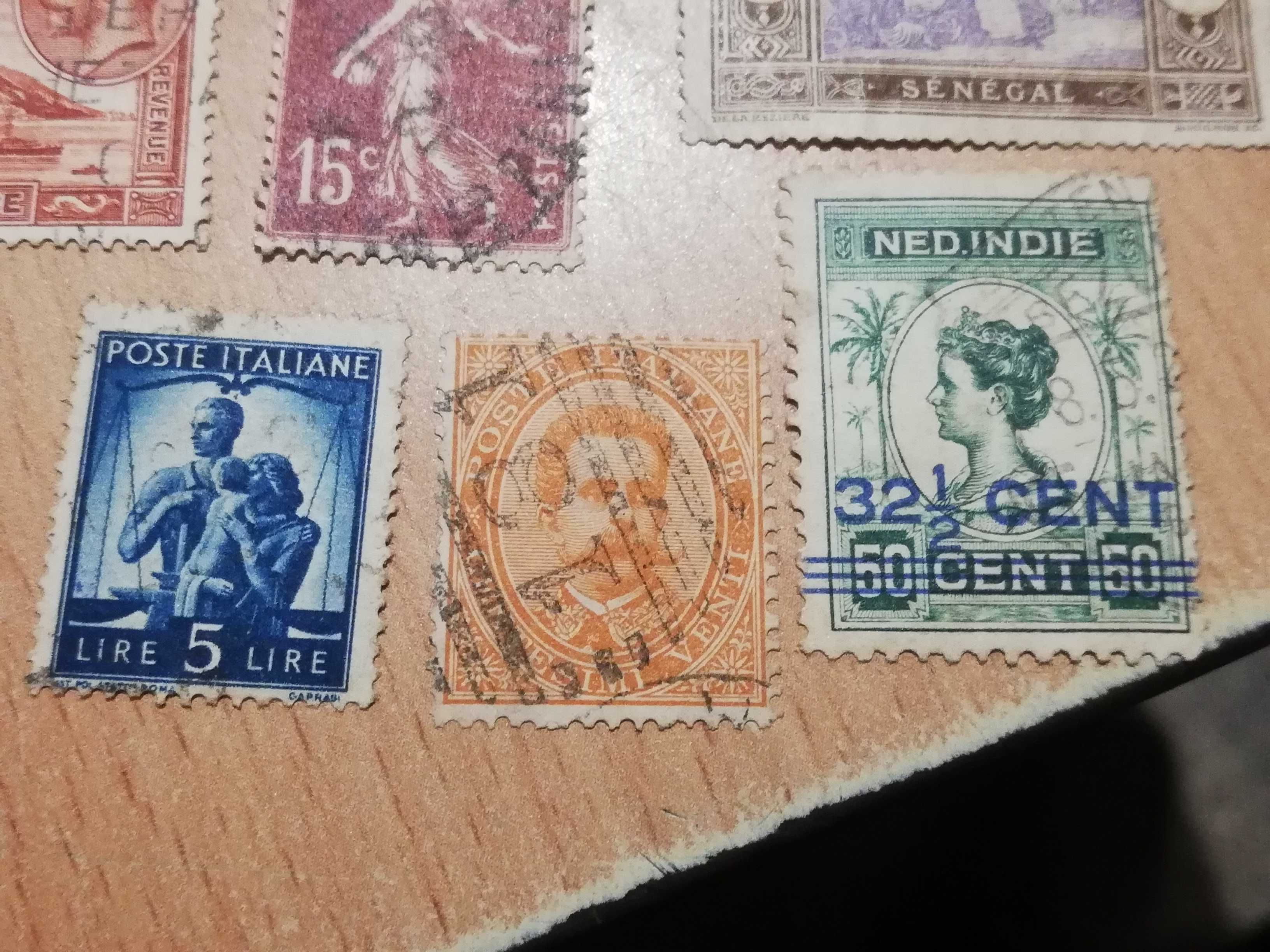 Stare znaczki pocztowe 34 sztuk PRL    S