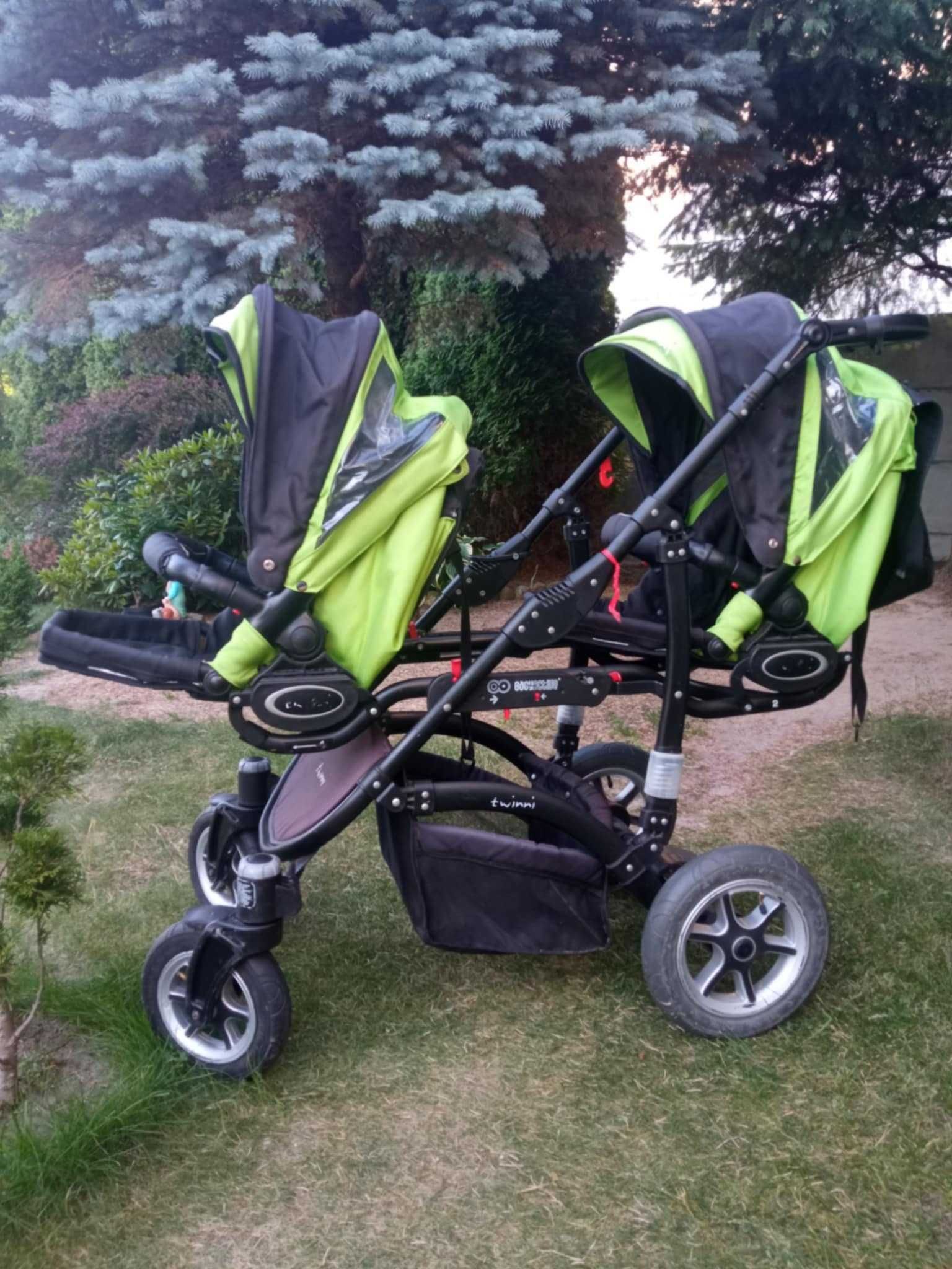 Wózek bliźniaczy 3 w 1 BABYACTIVE TWINNI