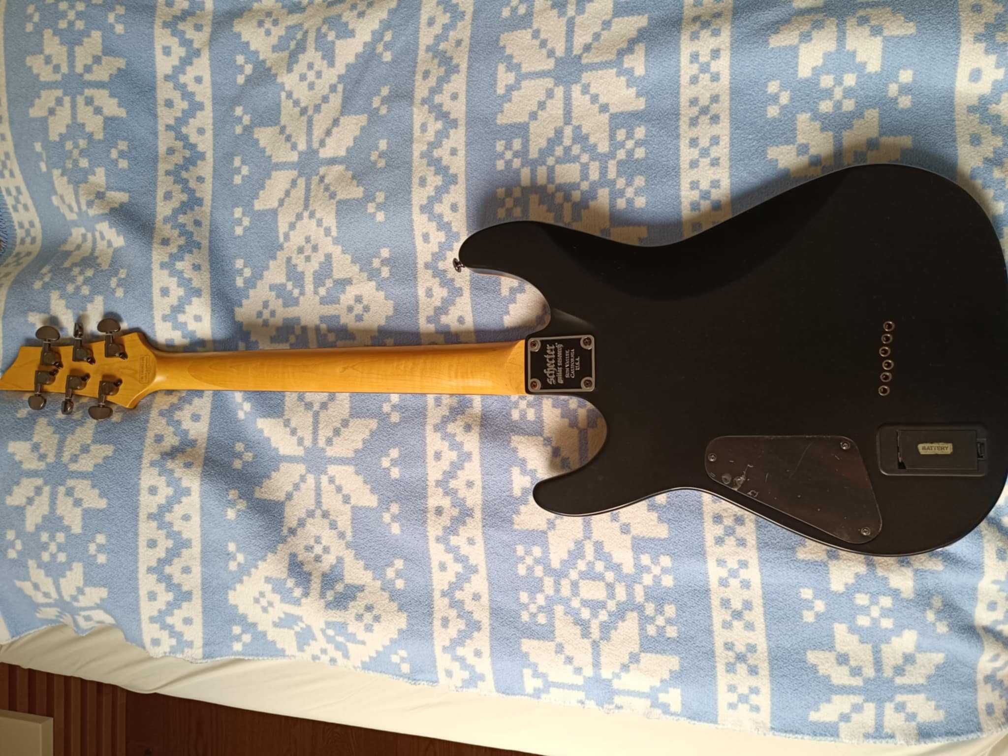 Schecter Demon 6 Black Satin
